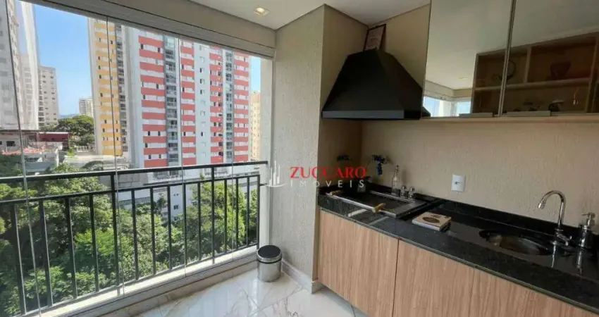 Apartamento com 3 dormitórios à venda, 81 m² por r$ 820.000,00 - jardim flor da montanha - guarulhos/sp