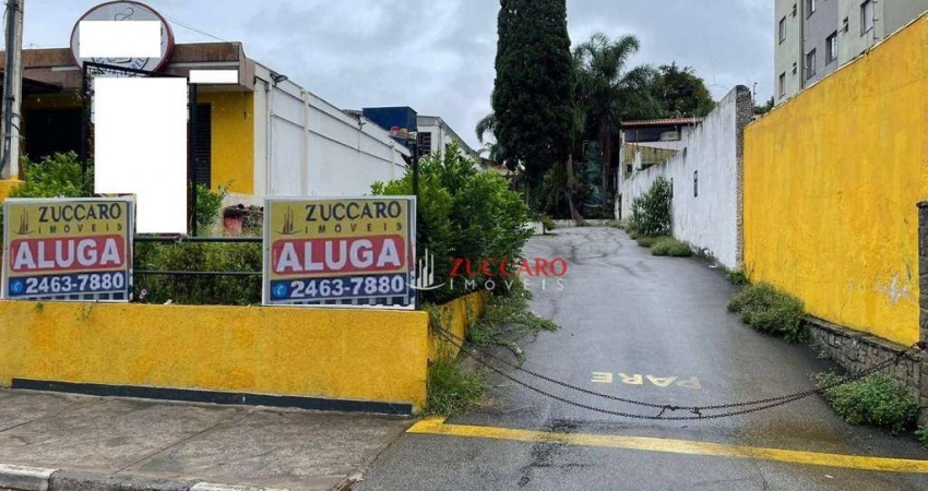 Terreno, 500 m² - venda por R$ 2.180.000,00 ou aluguel por R$ 11.100,00/mês - Vila Augusta - Guarulhos/SP