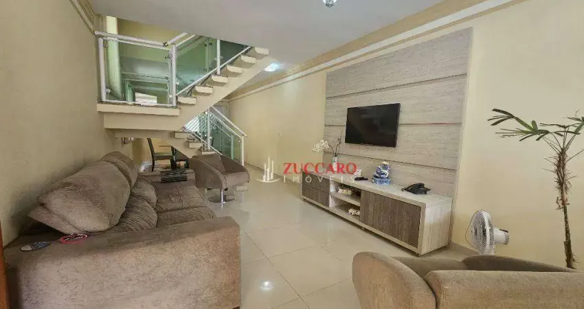 Sobrado à venda, 126 m² por r$ 790.000,00 - jardim santa clara - guarulhos/sp