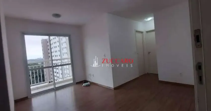 Apartamento com 2 dormitórios para alugar, 55 m² por r$ 2.804,83/mês - centro - guarulhos/sp