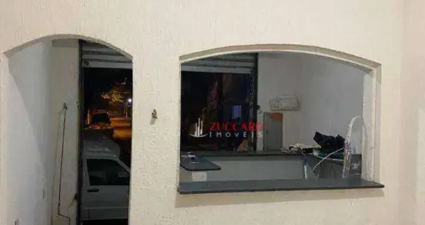 Salão para alugar, 54 m² por r$ 2.500,00/mês - vila augusta - guarulhos/sp