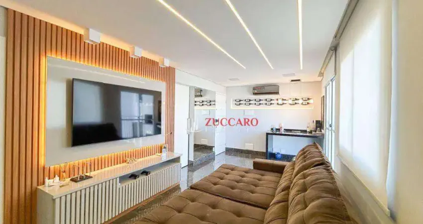 Apartamento com 2 dormitórios à venda, 68 m² por r$ 585.000,00 - vila das bandeiras - guarulhos/sp