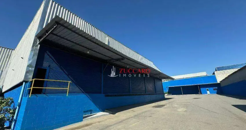 Galpão para alugar, 2700 m² por R$ 103.478,05/mês - Jardim Presidente Dutra - Guarulhos/SP
