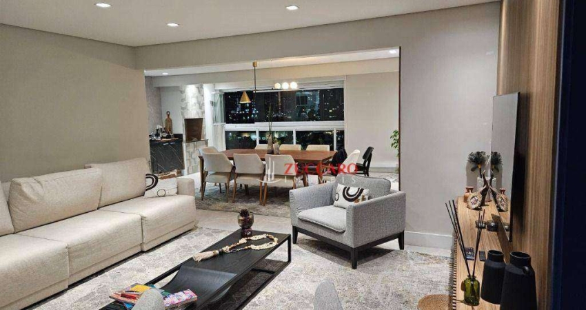 Apartamento com 3 dormitórios à venda, 165 m² por R$ 2.200.000,00 - Jardim Barbosa - Guarulhos/SP