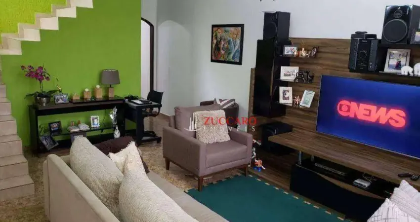 Sobrado com 4 dormitórios à venda, 200 m² por r$ 575.000,00 - parque continental ii - guarulhos/sp