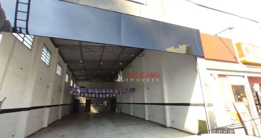 Salão para alugar, 185 m² por r$ 6.270,00/mês - vila progresso - guarulhos/sp