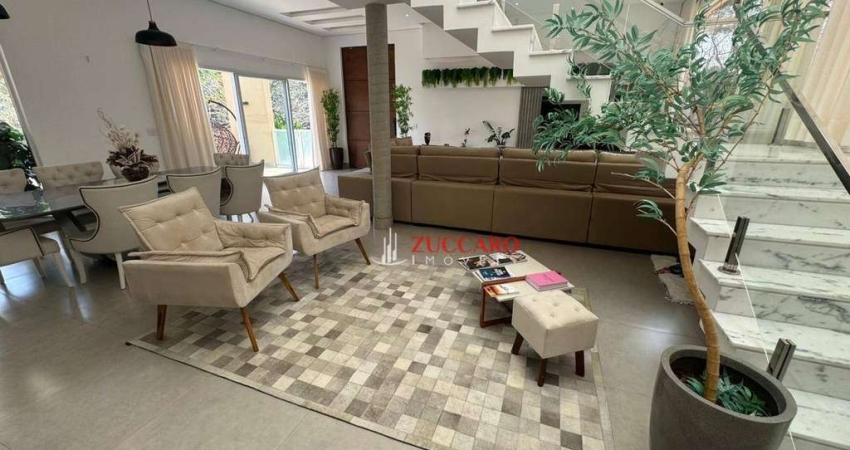 Sobrado com 3 dormitórios, 521 m² - venda por R$ 3.699.000,01 ou aluguel por R$ 17.450,00/mês - Residencial Suíça da Cantareira - Mairiporã/SP