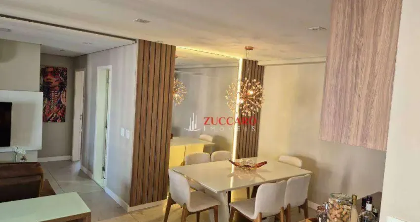 Apartamento com 2 dormitórios à venda, 100 m² por r$ 1.169.000,00 - jardim flor da montanha - guarulhos/sp