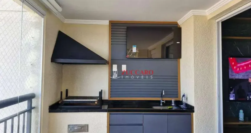 Apartamento com 2 dormitórios à venda, 68 m² por r$ 744.100,00 - jardim flor da montanha - guarulhos/sp