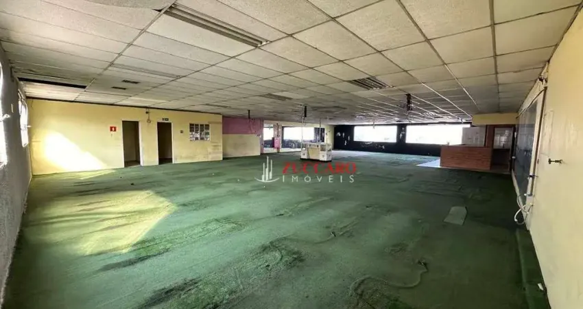 Salão para alugar, 368 m² por r$ 7.793,53/mês - jardim munhoz - guarulhos/sp