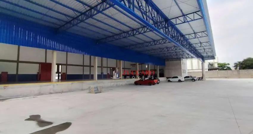 Galpão para alugar, 6000 m² por r$ 175.000,00/mês - jardim presidente dutra - guarulhos/sp