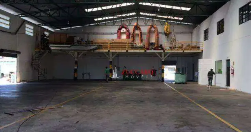 Galpão para alugar, 1700 m² por r$ 40.400,00/mês - cidade aracilia - guarulhos/sp