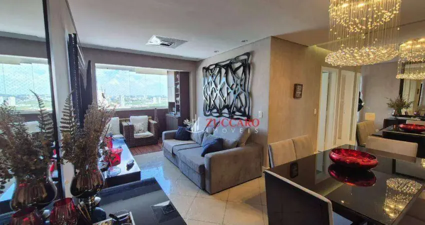 Apartamento com 3 dormitórios à venda, 83 m² por r$ 650.000,00 - vila rosália - guarulhos/sp