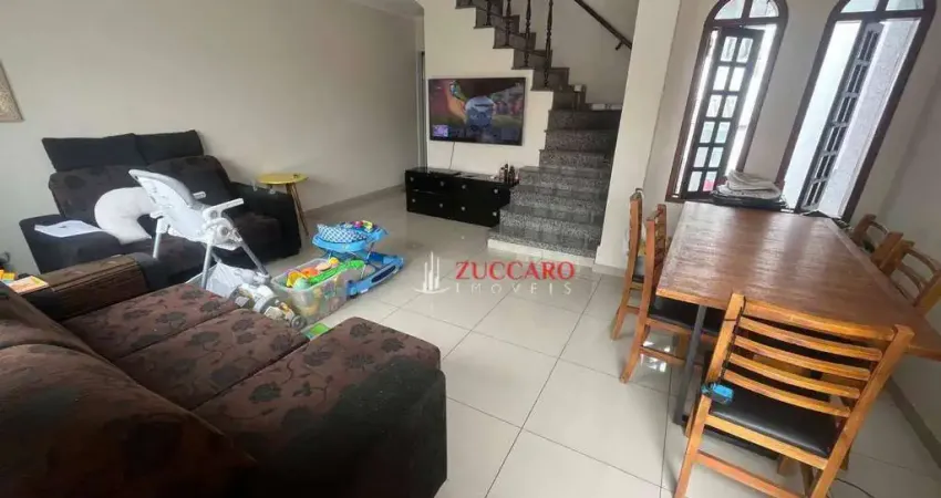 Sobrado com 3 dormitórios à venda, 117 m² por r$ 639.500,00 - ponte grande - guarulhos/sp