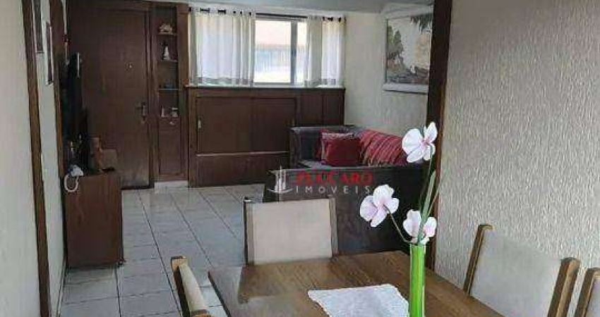 Apartamento com 2 dormitórios à venda, 62 m² por R$ 345.000,00 - Parque Cecap - Guarulhos/SP