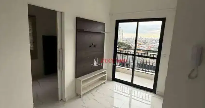 Studio com 1 dormitório para alugar, 33 m² por r$ 1.852,00/mês - vila galvão - guarulhos/sp