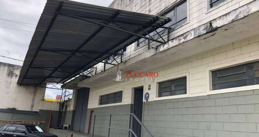 Galpão para alugar, 1400 m² por R$ 31.025,00/mês - Cidade Industrial Satélite  - Guarulhos/SP