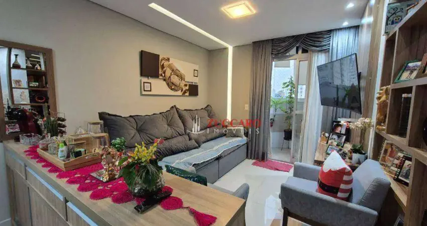 Apartamento com 3 dormitórios à venda, 90 m² por r$ 599.999,99 - macedo - guarulhos/sp