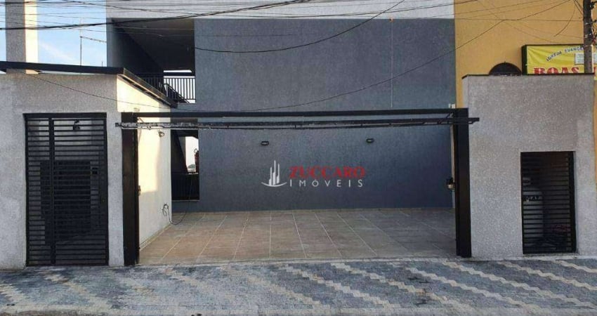 Kitnet com 1 dormitório para alugar, 30 m² por r$ 1.290,00/mês - jardim dourado - guarulhos/sp