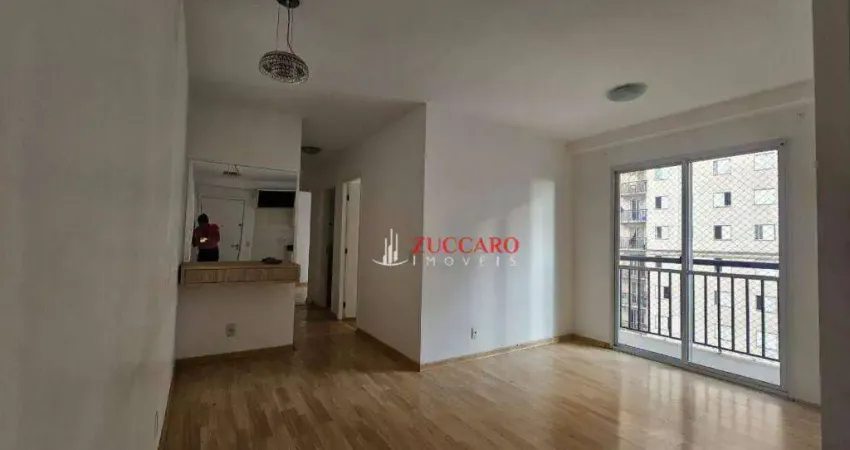 Apartamento com 2 dormitórios para alugar, 55 m² por r$ 2.659,00/mês - vila augusta - guarulhos/sp