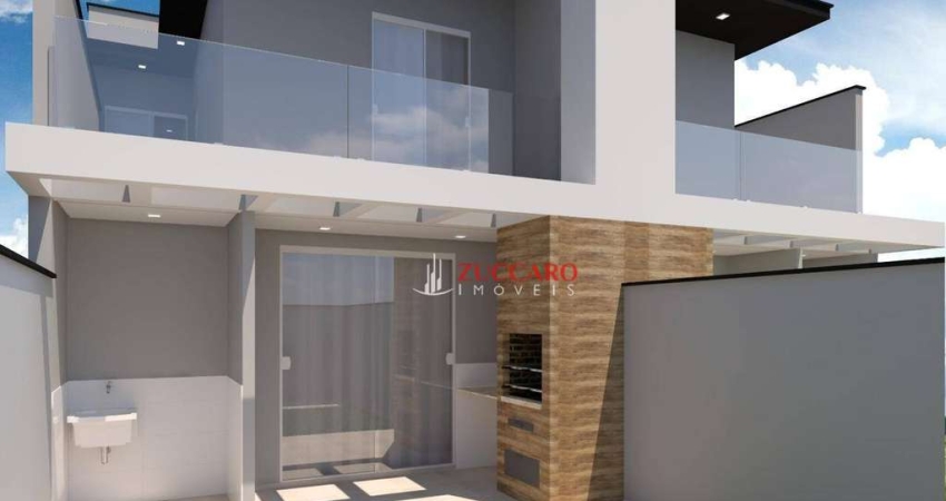 Sobrado com 3 dormitórios à venda, 150 m² por R$ 700.000,00 - Vila Carmela I - Guarulhos/SP