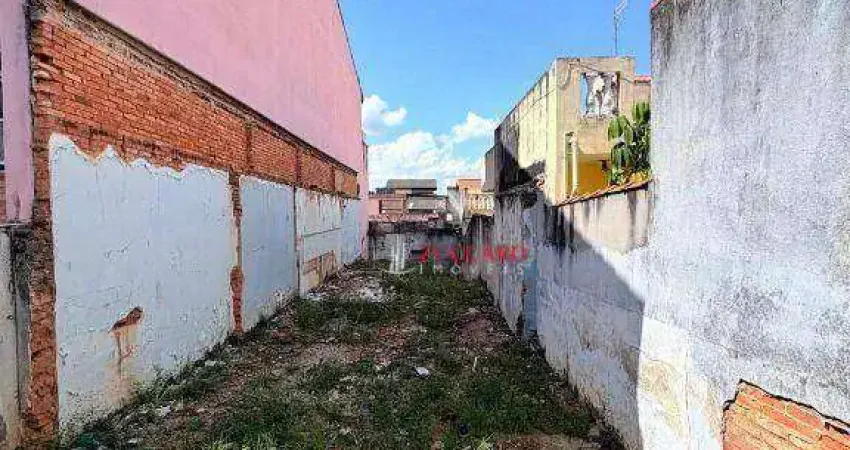 Terreno à venda, 125 m² por r$ 460.000,00 - jardim pinhal - guarulhos/sp