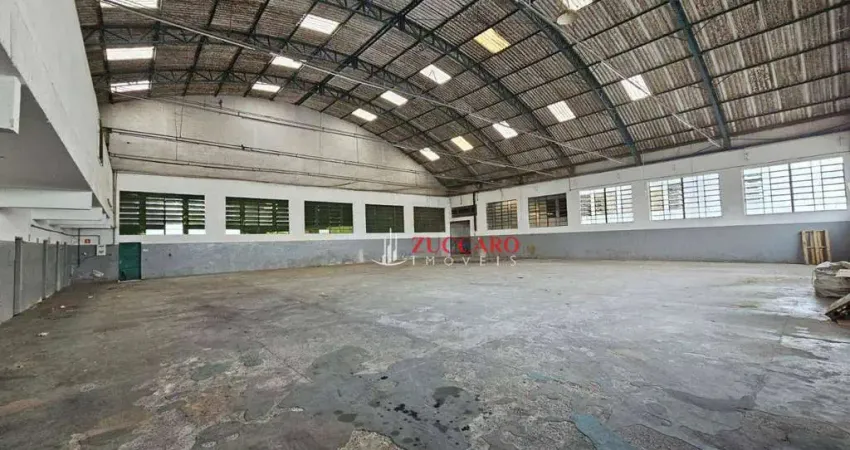 Galpão para alugar, 1200 m² por r$ 35.499,99/mês - cidade industrial satélite de são paulo - guarulhos/sp