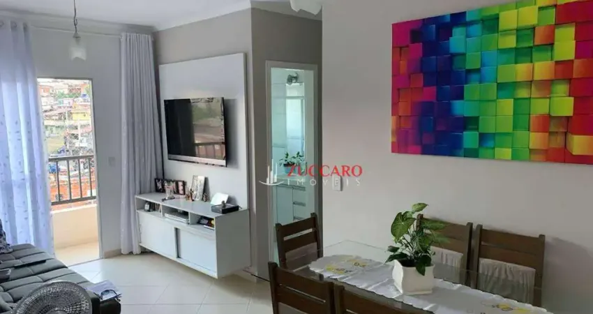 Apartamento com 2 dormitórios à venda, 62 m² por r$ 250.000,00 - vila rio de janeiro - guarulhos/sp