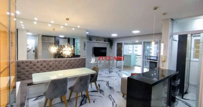 Apartamento à venda, 83 m² por r$ 940.000,00 - jardim flor da montanha - guarulhos/sp