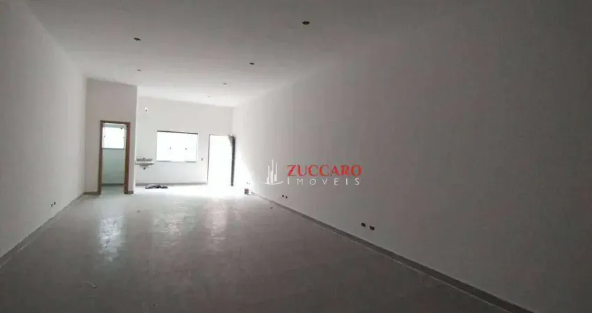 Salão para alugar, 105 m² por r$ 5.270,00/mês - jardim bom clima - guarulhos/sp