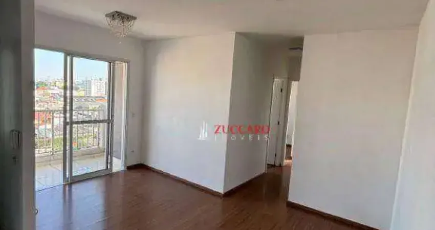 Apartamento com 2 dormitórios para alugar, 55 m² por r$ 3.518,88/mês - vila galvão - guarulhos/sp