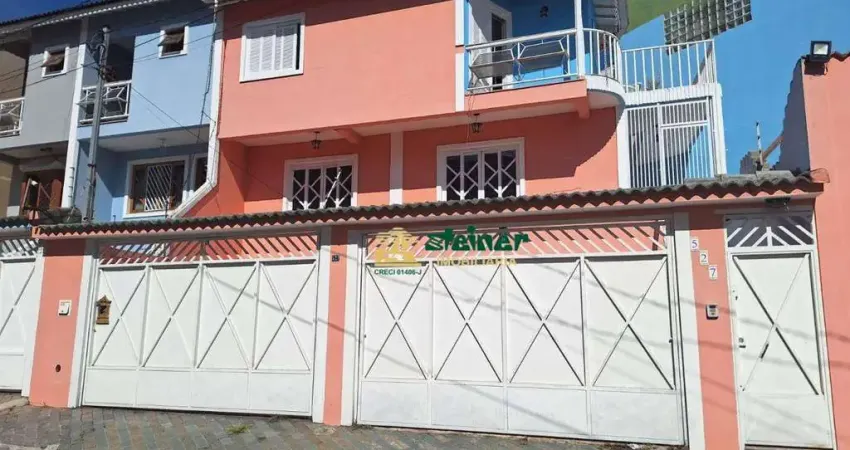 Sobrado com 3 dormitórios à venda, 108 m² por r$ 650.000,00 - vila rosália - guarulhos/sp