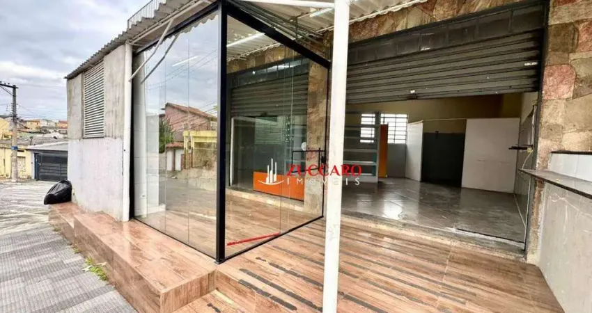Salão para alugar, 51 m² por R$ 1.615,00/mês - Jardim Munhoz - Guarulhos/SP