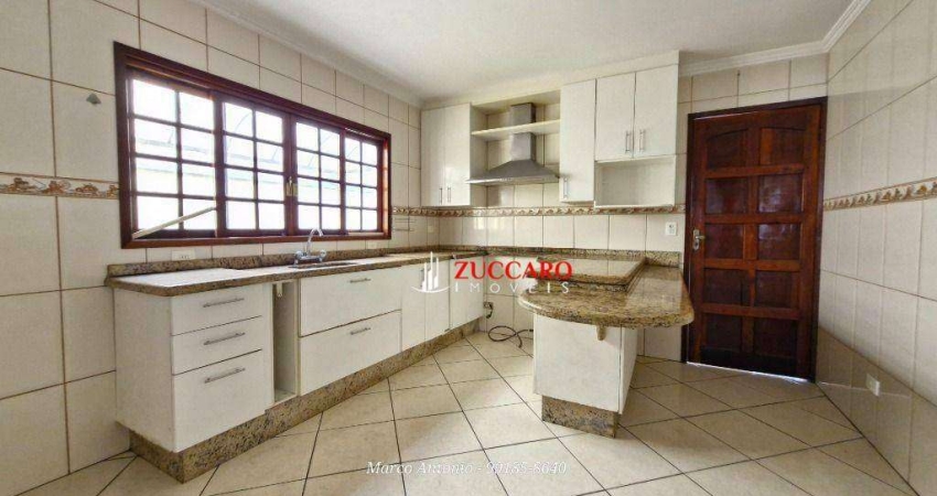 Sobrado com 3 dormitórios para alugar, 195 m² por R$ 3.550,00/mês - Jardim Paraventi - Guarulhos/SP