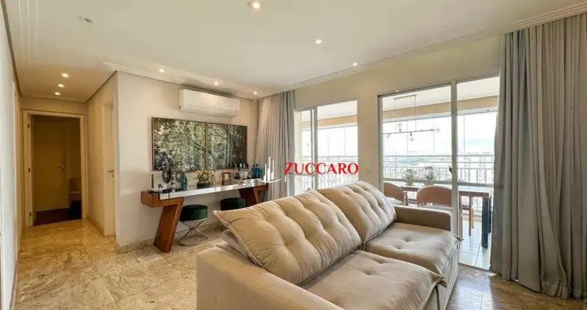 Apartamento no condomínio parque clube com 3 dormitórios à venda, 92 m² por r$ 1.048.900 - vila augusta - guarulhos/sp