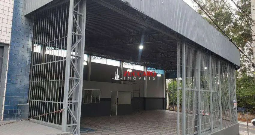 Salão para alugar, 250 m² por r$ 7.900,00/mês - jardim cumbica - guarulhos/sp