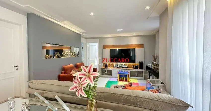 Apartamento com 2 dormitórios ( 2 suites) à venda, 86 m² por r$ 950.000 - vila augusta - guarulhos/sp