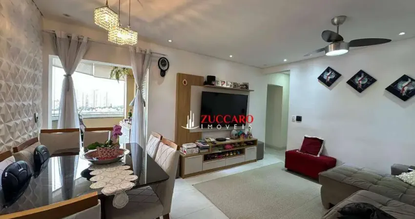 Apartamento com 3 dormitórios à venda, 93 m² por r$ 670.000,00 - vila augusta - guarulhos/sp