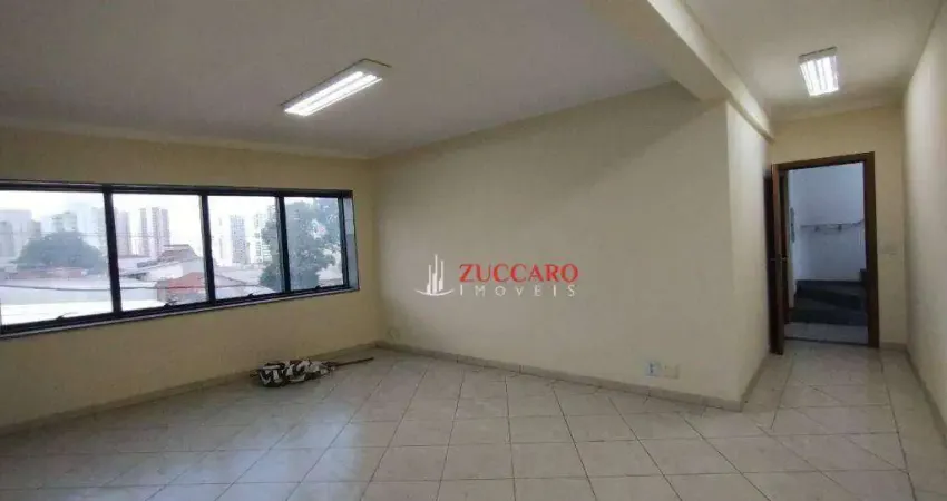 06 sala para alugar, 155 m² por r$ 6.175/mês - picanço - guarulhos/sp