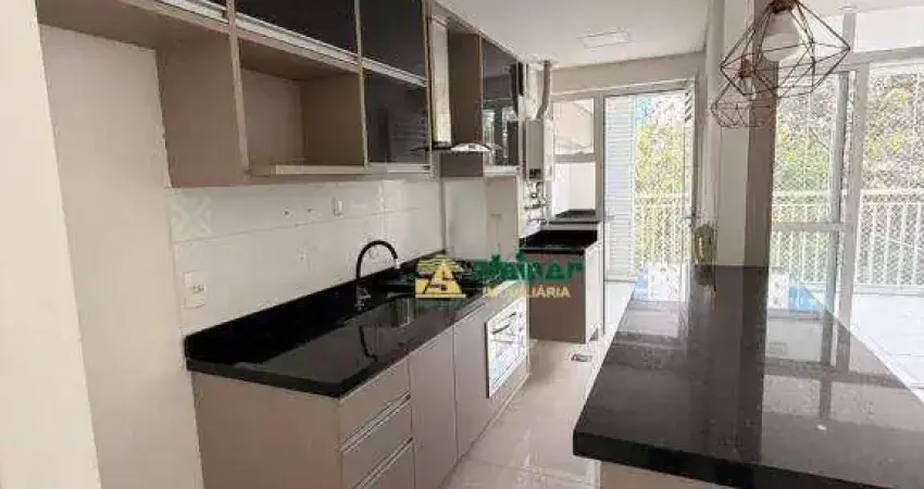 Apartamento com 2 dormitórios para alugar, 62 m² por r$ 3.430,00/mês - macedo - guarulhos/sp