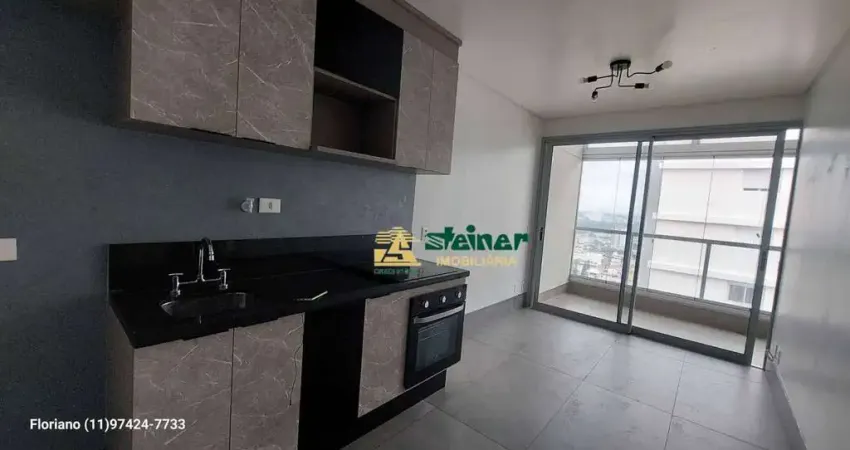 Apartamento com 1 dormitório, 39 m² - venda por r$ 580.000,00 ou aluguel por r$ 4.234,00/mês - macedo - guarulhos/sp