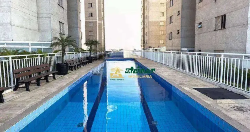 Apartamento com 3 dormitórios para alugar, 62 m² por R$ 3.500,32/mês - Parque Cecap - Guarulhos/SP