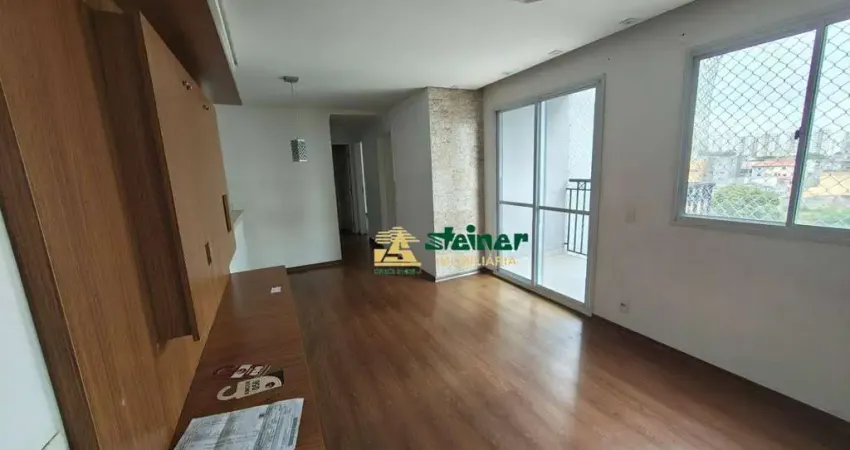 Apartamento com 3 dormitórios para alugar, 65 m² por R$ 3.660,00/mês - Vila Augusta - Guarulhos/SP