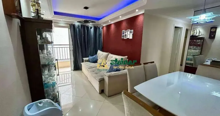 Apartamento com 3 dormitórios para alugar, 67 m² por R$ 3.654,00/mês - Jardim Flor da Montanha - Guarulhos/SP