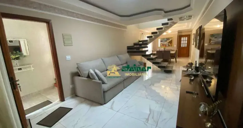Sobrado com 3 dormitórios, 134 m² - venda por R$ 950.000,00 ou aluguel por R$ 4.604,06/mês - Jardim Santa Cecília - Guarulhos/SP