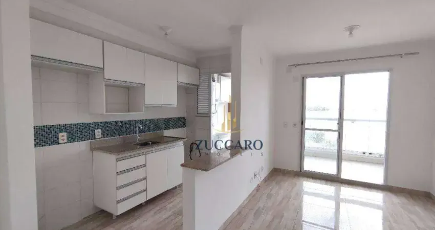 Apartamento com 2 dormitórios para alugar, 61 m² por r$ 2.853,11/ano - vila endres - guarulhos/sp