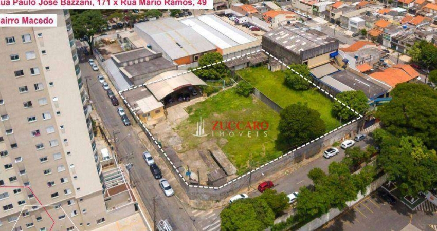 Terreno à venda, 2640 m² por R$ 13.200.000,00 - Macedo - Guarulhos/SP