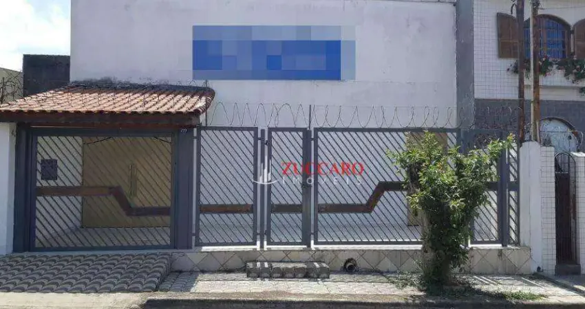 Salão, 250 m² - venda por R$ 950.000,00 ou aluguel por R$ 6.680,00/mês - Jardim Bom Clima - Guarulhos/SP