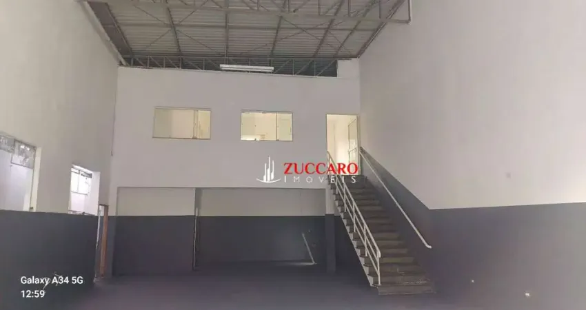 Galpão para alugar, 550 m² por R$ 15.500,00/mês - Vila Itapegica - Guarulhos/SP