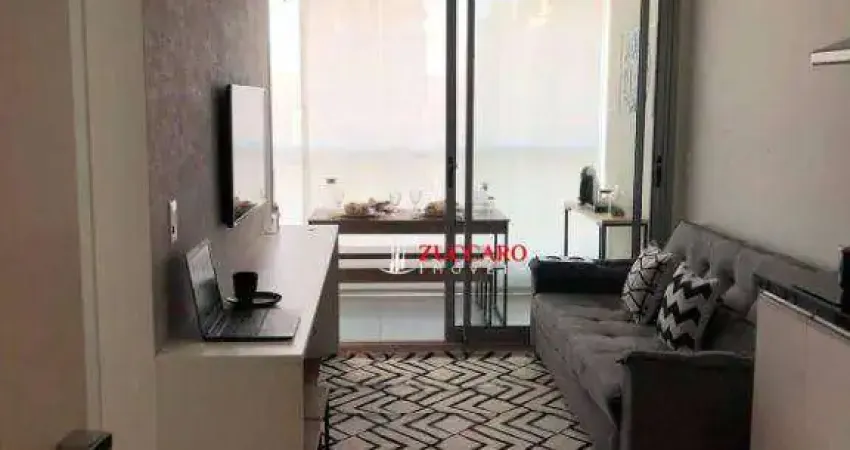 Studio com 1 dormitório para alugar, 39 m² por R$ 4.130,44/mês - Bosque Maia - Guarulhos/SP
